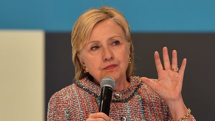 Hillary Clinton, le 28 juin 2016, à Hollywood (Californie). (ROBYN BECK / AFP)