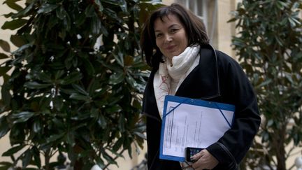 Annick Girardin, ministre de la Fonction publique, à Paris, le 18 février 2016. (KENZO TRIBOUILLARD / AFP)