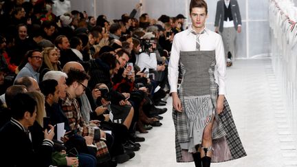 Thom Browne pap masculin ah 2019-20 à Paris en janvier 2019
 (FRANCOIS GUILLOT / AFP)