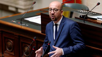 Le Premier ministre Charles Michel, le 16 octobre 2016 à Bruxelles (Belgique). (FRANCOIS LENOIR / REUTERS)