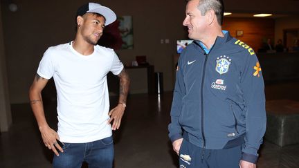 Neymar et Dunga. (RAFAEL RIBEIRO / CBF)