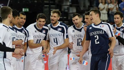 L'équipe de France de volley (JULIEN CROSNIER / DPPI MEDIA)