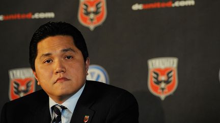 L'homme d'affaires indon&eacute;sien Erick Thohir lors du rachat des DC United, &agrave; Washington (Etats-Unis), le 10 juillet 2012.&nbsp; (PATRICK MCDERMOTT / GETTY IMAGES NORTH AMERICA)