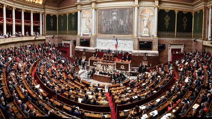 Vue panoramique de la nouvelle Assemblée nationale présidée par François de Rugy, le 27 juin 2017, à Paris. (PDN / SIPA / DNPHOTOGRAPHY)