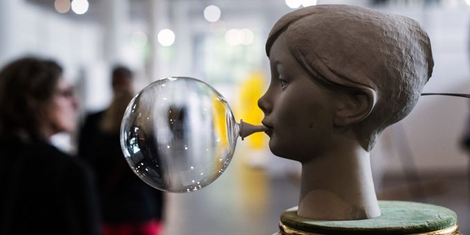 Sculpture du Chypriote Sawas Christodoulides à São Paulo (4/9/2012)
 (Yasuyoshi Chiba / AFP)