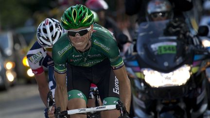 Le coureur de l'&eacute;quipe Europcar Pierre Rolland, le 11 juillet 2012.&nbsp; (JOEL SAGET / AFP)