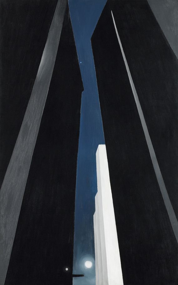 "City Night" (1926) de Georgia O&rsquo;Keeffe. Huile sur toile, 121,9 x 76,2 cm. (VISUAL RESOURCES STAFF / MINNEAPOLIS INSTITUTE OF ARTS)