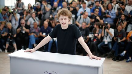 Le youtubeur, Norman Thavaud, le 17 mai 2015 à Cannes (Alpes-Maritimes). (VALERY HACHE / AFP)