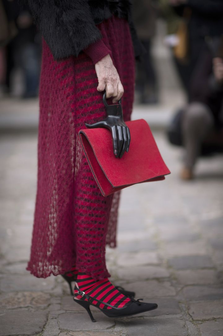 Au défilé Guy Laroche, le 4 mars 2015 à Paris
 (MARTIN BUREAU / AFP)