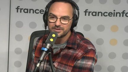 Jarry était l'invité de l'émission "Info médias" sur franceinfo, jeudi 9 juin 2022. (FRANCEINFO / RADIO FRANCE)