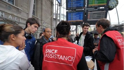 L'agression du contrôleur jeudi 6 octobre avait engendré un mouvement de protestation des cheminots. (FREDERICK FLORIN / AFP)