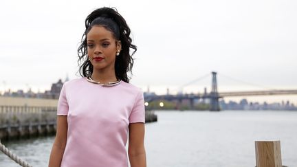 Rihanna au défilé Dior Cruse 2015, en mai 2014, aux USA
 (JP YIM / GETTY IMAGES NORTH AMERICA / AFP)