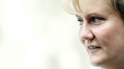 La candidate UMP dans la 5e circonscription de Meurthe-et-Moselle, Nadine Morano, est arriv&eacute;e deuxi&egrave;me au premier tour, derri&egrave;re le PS, avec 34,33% des voix. (CUGNOT MATHIEU / MAXPPP)