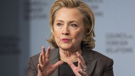 Hillary Clinton lors d'une rencontre au Council on Foreign Relations, un think tank, à New York le 12 juin 2014 (Reuters - Andrew Kelly)