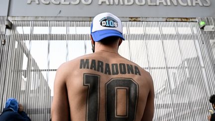 Diego Maradona, l'idôle du peuple argentin (JUAN MABROMATA / AFP)