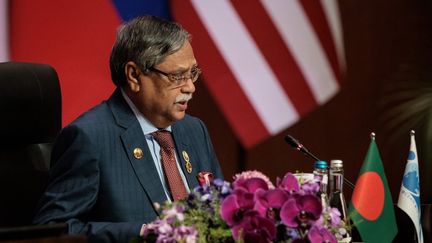 Le président du Bangladesh, Mohammed Shahabuddin, lors d'un sommet de l'ASEAN à Jakarta (Indonésie), le 7 septembre 2023. (YASUYOSHI CHIBA / AFP)