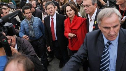 Ségolène Royal et Jean-Luc Mélenchon participent à la Fête de l'Humanité, La Courneuve, le 17 septembre 2011. (Citizenside.com - Michel Stoupak)