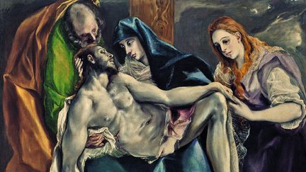 Greco (Domínikos Theotokópoulos), "Pietà" 1580-1590 (détail), collection particulière (© collection particulière)