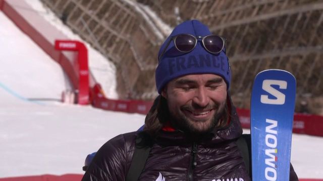 JO 2022 : à 41 ans, le vétéran Johan Clarey médaille d'argent de la descente