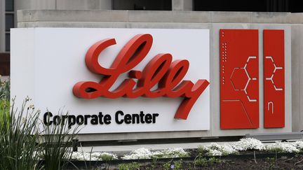 Les locaux du laboratoire pharmaceutique Eli Lilly à Indianapolis (Etats-Unis), le 26 avril 2017. (DARRON CUMMINGS/AP / SIPA)