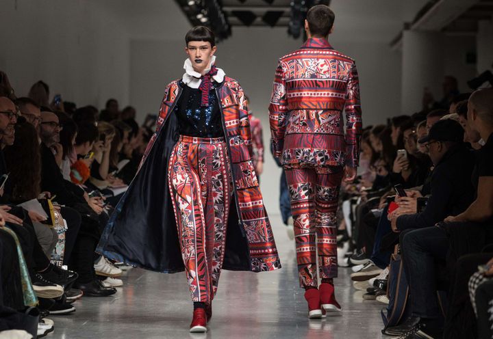 Sibling ah 2017-17 à la London Fashion week, janvier 2017...
 (James Gourley/Shutterst/SIPA)