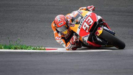 Le pilote espagnol Marc Marquez (Honda). (JURE MAKOVEC / AFP)