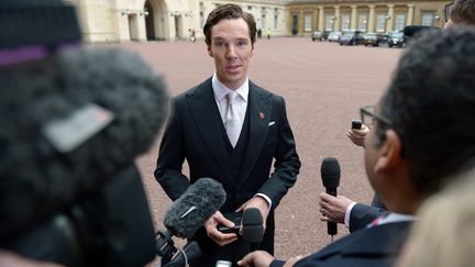 L'acteur britannique&nbsp;Benedict Cumberbatch, à Londres (Royaume-Uni), le 10 novembre 2015.&nbsp; (ANTHONY DELVIN / AFP)