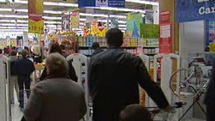 L'entrée d'un supermarché (France 2)