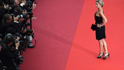 La présentatrice vient régulièrement au Festival de Cannes.
 (Antonin THUILLIER / AFP)