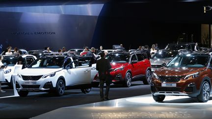 Le crossover Peugeot 3008, star du dernier mondial de l'automobile à Paris.
 (CHESNOT / GETTY IMAGES EUROPE)