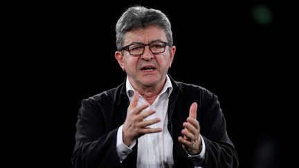 Le leader de la France insoumise, Jean-Luc Mélenchon, lors d'un meeting à Marseille, le 11 mai 2019. (GERARD JULIEN / AFP)