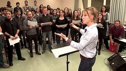 Coup de jeune sur les chorales, ici la formation de l'Université de Nancy.
