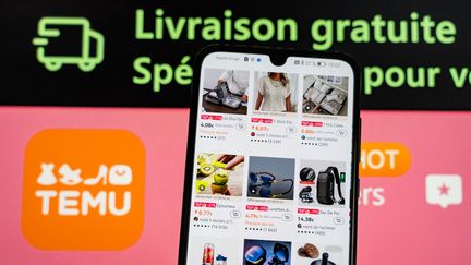 Le site de vente en ligne chinois attire les critiques. L'UE a ouvert une enquête contre la plateforme le 31 octobre 2024. (JEAN-MARC BARRERE / HANS LUCAS / AFP)