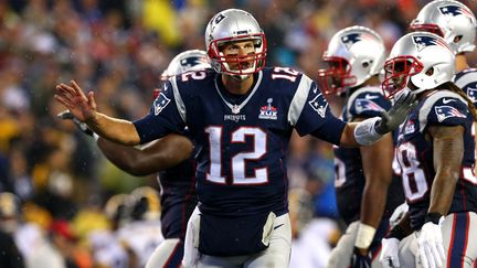 Le quaterback des Patriots Tom Brady (MADDIE MEYER / GETTY IMAGES NORTH AMERICA)