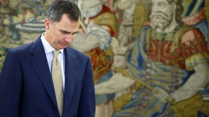 &nbsp; (Le roi Felipe VI, le 26 avril, lors de la dernière tentative de trouver un accord de gouvernement. © Angel Diaz/SIPA)