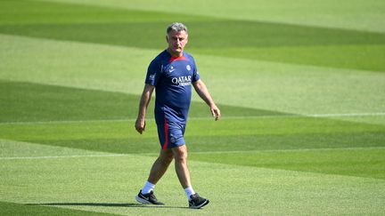 Christophe Galtier, entraîneur du PSG, le 1er juin 2023. (FRANCK FIFE / AFP)