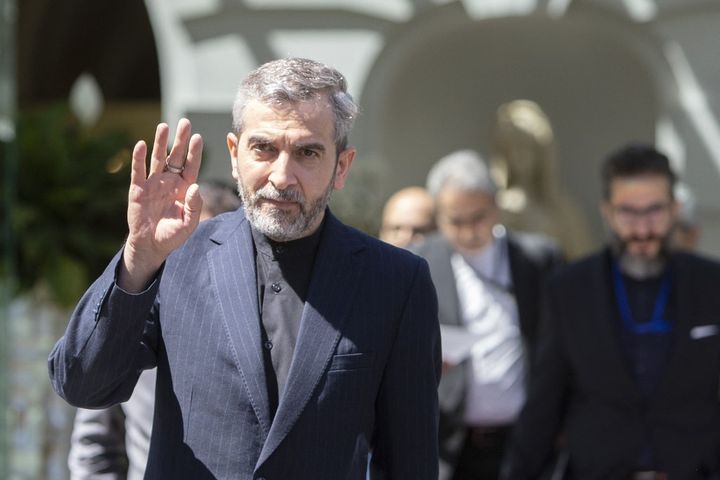 Le diplomate iranien Ali Bagheri a été nommé ministre par intérim des Affaires étrangères le 20 mai 2024, après la mort de son prédécesseur, Hossein Amir-Abdollahian, dans un crash d'hélicoptère. (ALEX HALADA / AFP)