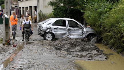 Intempéries : Lisieux sous la boue