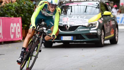 L'Italien Matteo Spreafico le 3 octobre 2020 sur le Giro, quelques jours avant d'être contrôlé positif à l'Enobosarm (LUCA ZENNARO / ANSA)