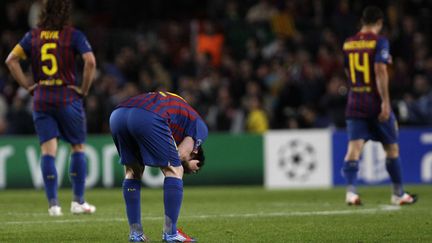 La détresse du FC Barcelone éliminé par Chelsea (EMILIO MORENATTI/AP/SIPA / AP)