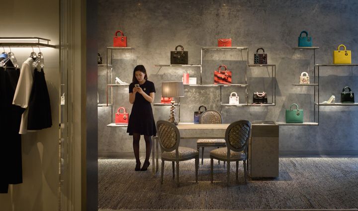 Showroom Dior à Séoul, juin 2015 
 (ED JONES / AFP)