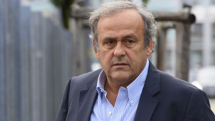 Michel Platini, le 31 août 2020 à Berne (Suisse). (ANTHONY ANEX / KEYSTONE)