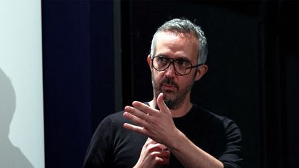 Guillaume Lacroix, président et cofondateur de Brut, en mars 2022. (THOMAS COEX / AFP)