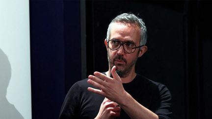 Guillaume Lacroix, président et co-fondateur de Brut, en mars 2022. (THOMAS COEX / AFP)