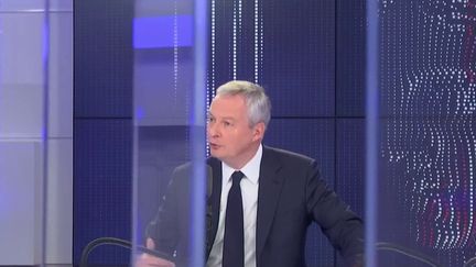 Bruno Le Maire, sur franceinfo, lundi 14 octobre. (FRANCEINFO / RADIOFRANCE)