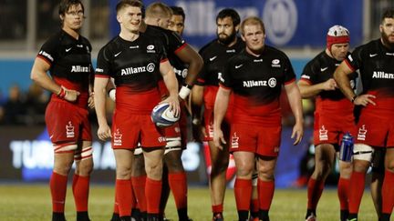 Les Saracens d'Owen Farrell, tout sourire, invaincus dans cette Coupe d'Europe 2015-2016 (JED LEICESTER / BACKPAGE IMAGES LTD)