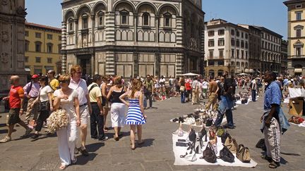 La mairie de Florence (Italie) refuse que McDonald's s'installe sur la Piazza del Duomo, classée au patrimoine mondial de l'Unesco. (GARDEL BERTRAND / HEMIS.FR / AFP)