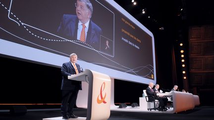 Le PDG de France Telecom, Didied Lombard, le 9 juin 2010 &agrave; Paris. (ERIC PIERMONT / AFP)