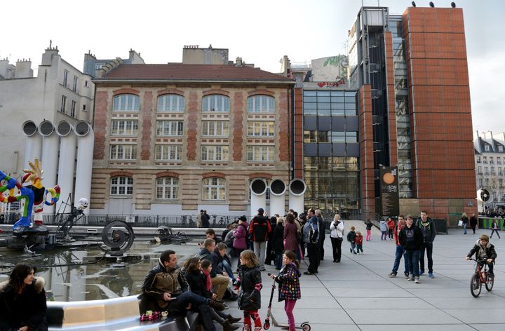 L'Ircam à Paris, place Stravinsky, à quelques mètres du Centre Georges Pompidou.
 (ERIC FEFERBERG / AFP)