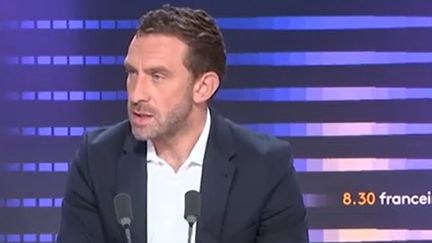 Julien Dive, le 14 août 2023, sur franceinfo. (FRANCEINFO / RADIO FRANCE)